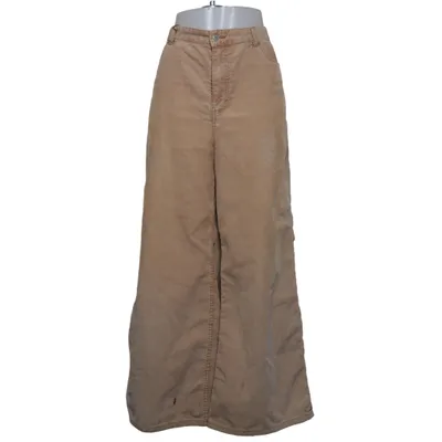Pantalon en velours (Beige) de Monki Coton, Polyester