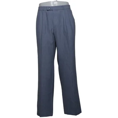 Suit pants (Blue) from Peter Elastane, Polyester, Wool