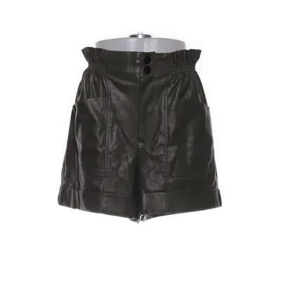 Leren shorts (Groen) van Sweewë Polyester, Polyurethaan