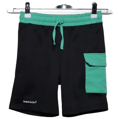 Basketshorts (Svart, Grön) från Bekkin Elastan, Polyester