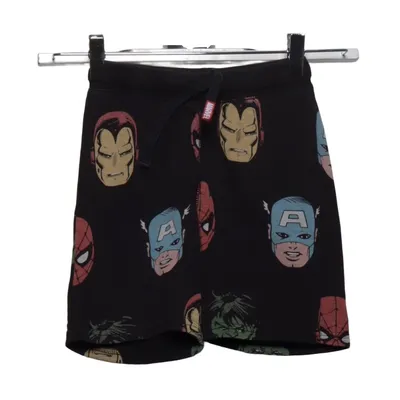 Short de jogging (Noir, Multicolore) de H&M x Marvel Coton, Élasthane, Polyester