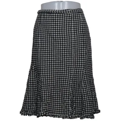Nederdel (Sort, Hvid) fra Weekend MaxMara Polyamid, Uld