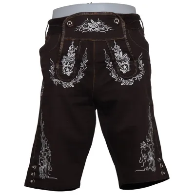 Lederhosen (Brun) från Stockerpoint Bomull, Elastan