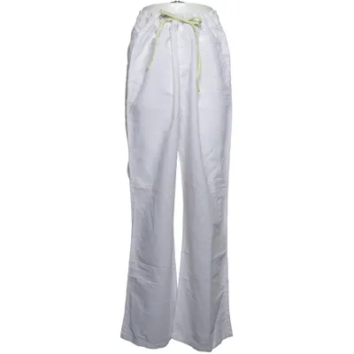 Pantalon (Blanc) de Charles Vögele Coton, Lin