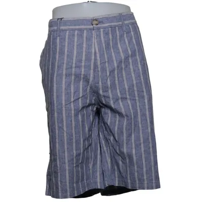 Korte broek (Blauw, Wit) van Dressmann Katoen, Linnen