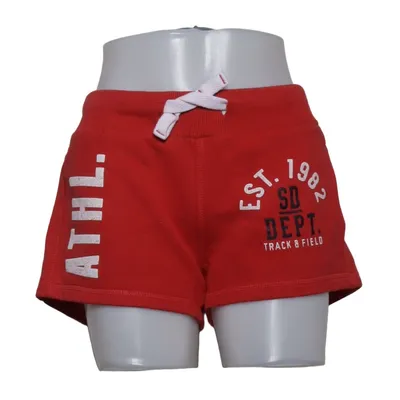Sweatshort (Rood) van Superdry Track & Field Katoen, Polyester