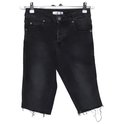 Denim shorts (Grijs) van Anine Bing Katoen, Elastaan