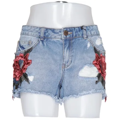 Denim shorts (Blauw) van FB Sister Katoen
