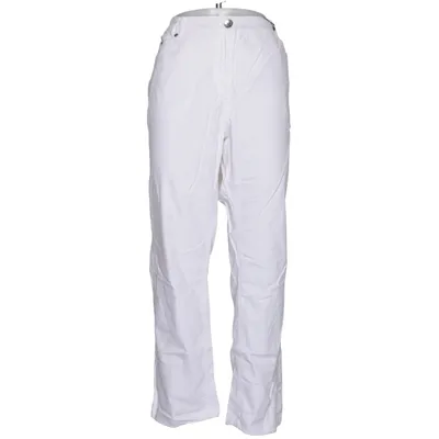 Jean (Blanc) de XLNT Woman Coton, Élasthane