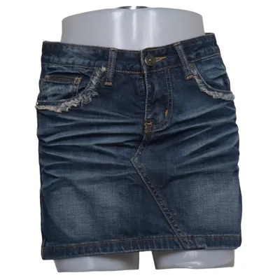 Spijkerrok (Blauw) van Siento Katoen