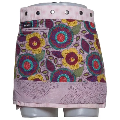 Wikkelrok (Roze, Geel, Lila, Groen) van Moshiki Katoen