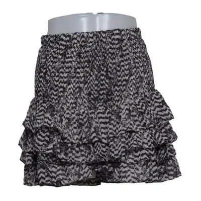 Skirt (Black, White) from Isabel Marant pour H&M Silk