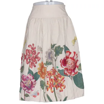 Skirt (Beige, Multicolored) from Meadow Rue Cotton, Linen, Viscose