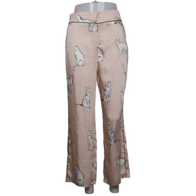 Pajama pants (Beige, Multicolored) from Zara Woman Polyester