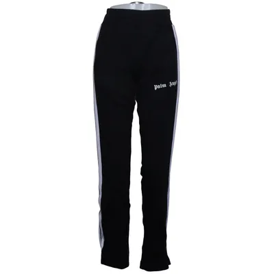 Sweatpants (Black, White) from Palm Angels Cotton, Polyester