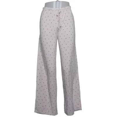 Pajama pants (White, Red) from Lager 157 Elastane, Viscose