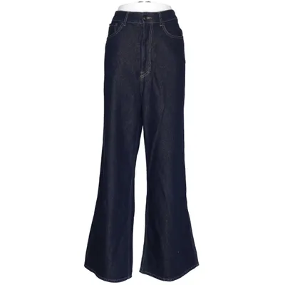 Jeans (Blå) från H&M Studio Bomull, Metallfiber, Viskos