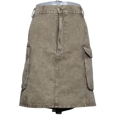 Jeanskjol (Brun) från Shein Curve Bomull