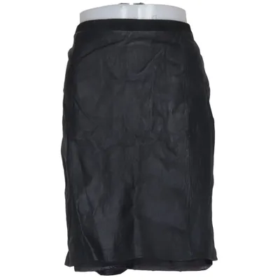Leren rok (Zwart) van Laura Clement La Redoute Leer, Polyester