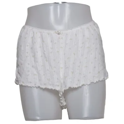 Pajama shorts (White, Yellow) from Gina Tricot Cotton