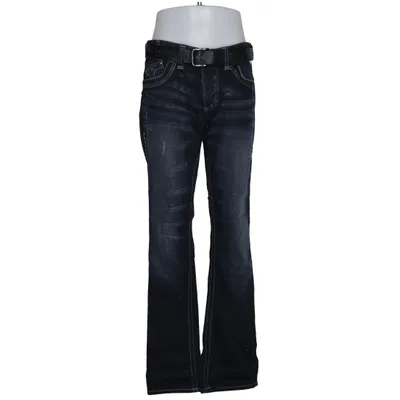 Jeans (Blå) från Affliction Bomull, Elastan