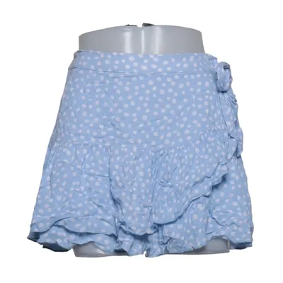 Jupe-short (Bleu, Blanc) de Page One Viscose