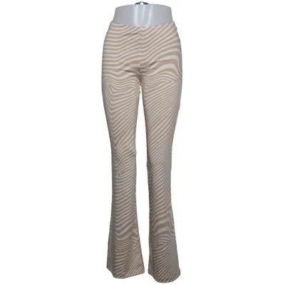 Byxor (Beige, Vit) från Divided by H&M Elastan, Polyester
