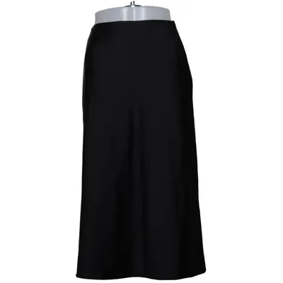 Jupe longue (Noir) de Uniqlo Élasthane, Polyester