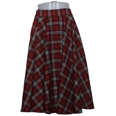 Kjol (Röd, Svart, Vit) från Banned Elastan, Polyester
