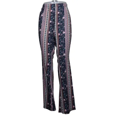 Palazzobyxor (Blå, Rosa, Flerfärgad) från Emery Rose Elastan, Polyester