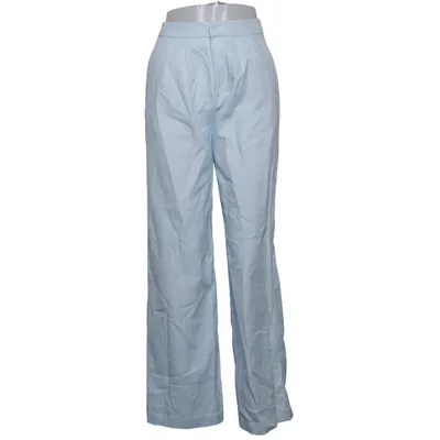 Pantalon patte d'éléphant (Bleu) de Sinsay Coton, Lin, Polyester, Viscose