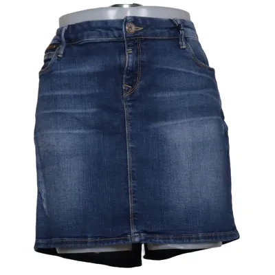 Jeansnederdel (Nita) fra Mavi Jeans Co. Bomuld, Elastan, Polyester