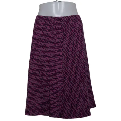 Nederdel (Lilla, Sort) fra Vamlingbolaget Bomuld, Viscose
