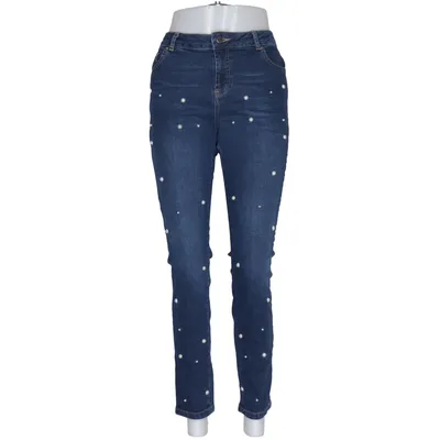 Spijkerbroek (Blauw) van Dorothy Perkins Katoen, Elastaan