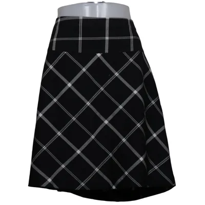 Nederdel (Sort, Hvid) fra Generous by Lindex Elastan, Polyester, Viscose