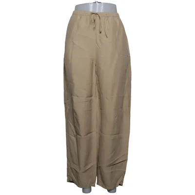 Palazzo broek (Beige) van Massimo Dutti Linnen, Viscose
