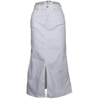Jupe en jean (Blanc) de Selected Femme Élasthane, Coton biologique