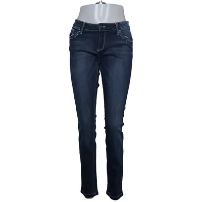 Spijkerbroek (Blauw) van Janina Denim Katoen, Elastaan