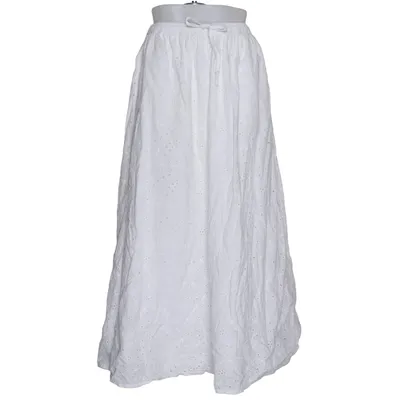 Maxi skirt (White) from Sézane Organic cotton