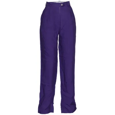 Suit pants (Purple) from Pancaldi Linen, Viscose
