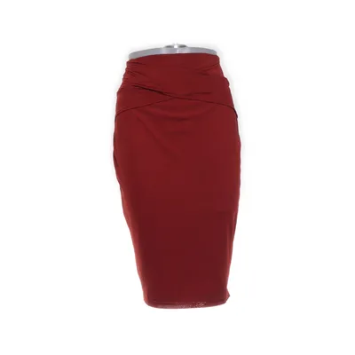 Skirt (Red) from Naanaa Elastane, Polyester