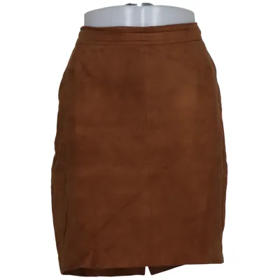 Lædernederdel (Char) fra Gestuz Elastan, Læder, Polyester
