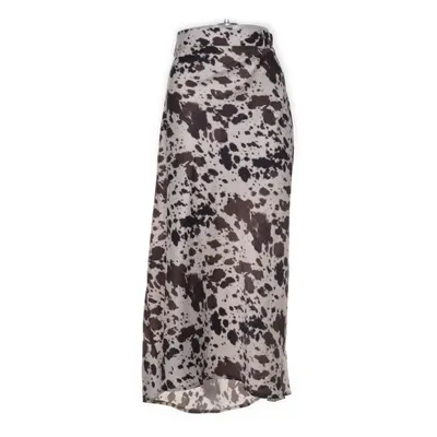 Maxi nederdel (Brun, Hvid, Sort) fra Zara Polyester