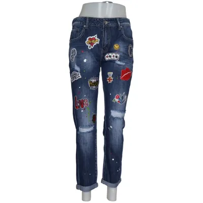 Jeans (Blå, Flerfarvet) fra Realty Jeans Bomuld, Elastan