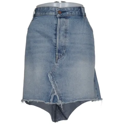 Jupe en jean (Bleu) de H&M+ Coton