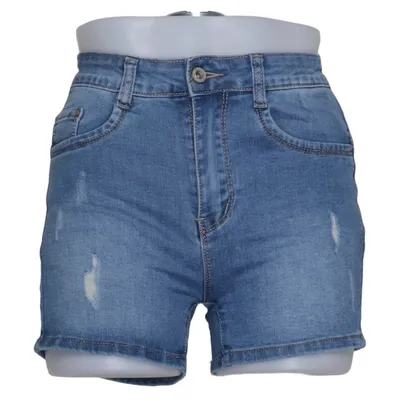 Jeansshorts (Blå) från Miss You Bomull, Elastan, Polyester