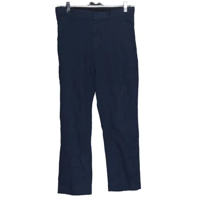 Suit pants (Blue) from H&M Cotton, Linen, Polyester