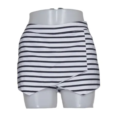 Skort (Black, White) from Mohito Cotton, Polyester