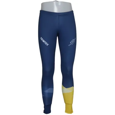 Sports tights (Blue, Yellow) from Trimtex Elastane, Polyester