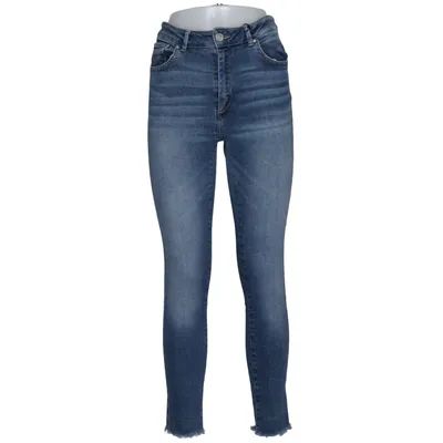 Spijkerbroek (Blauw) van Never Denim Katoen, Elastaan, Polyester